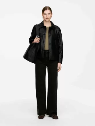 Große Beuteltasche aus Leder Große Beuteltasche aus Leder