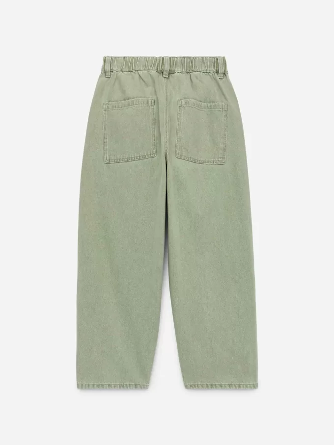 Hose aus gewaschenem Denim