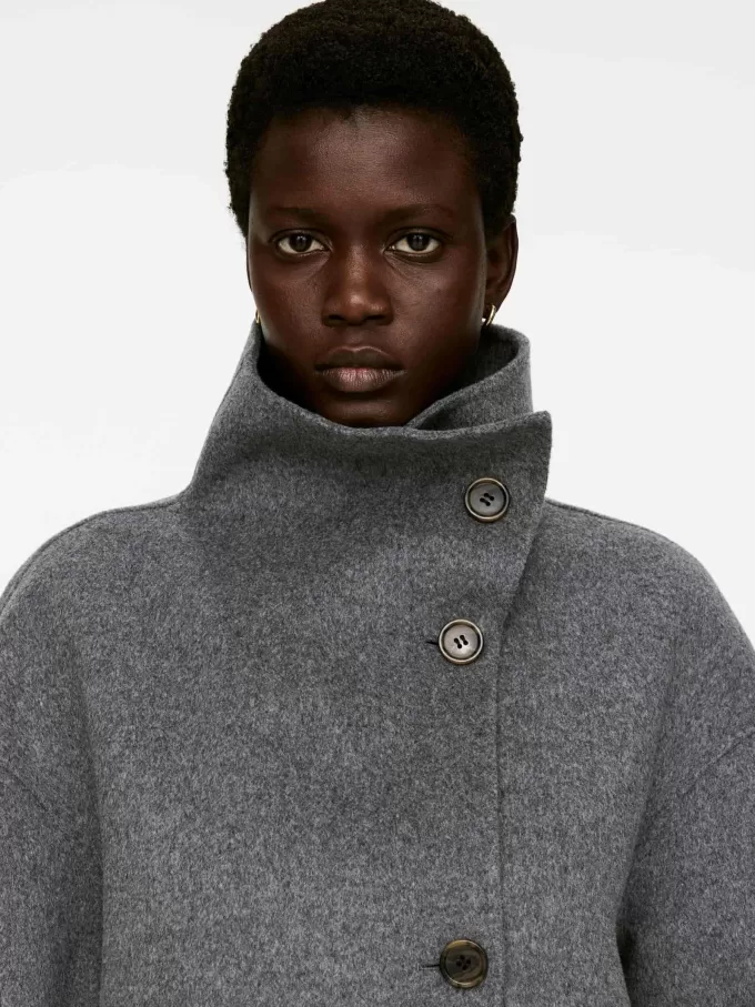 Jacke aus Doublé-Wollmischung Jacke aus Doublé-Wollmischung