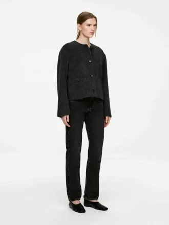 Jacke aus gebürsteter Wollmischung Jacke aus gebürsteter Wollmischung