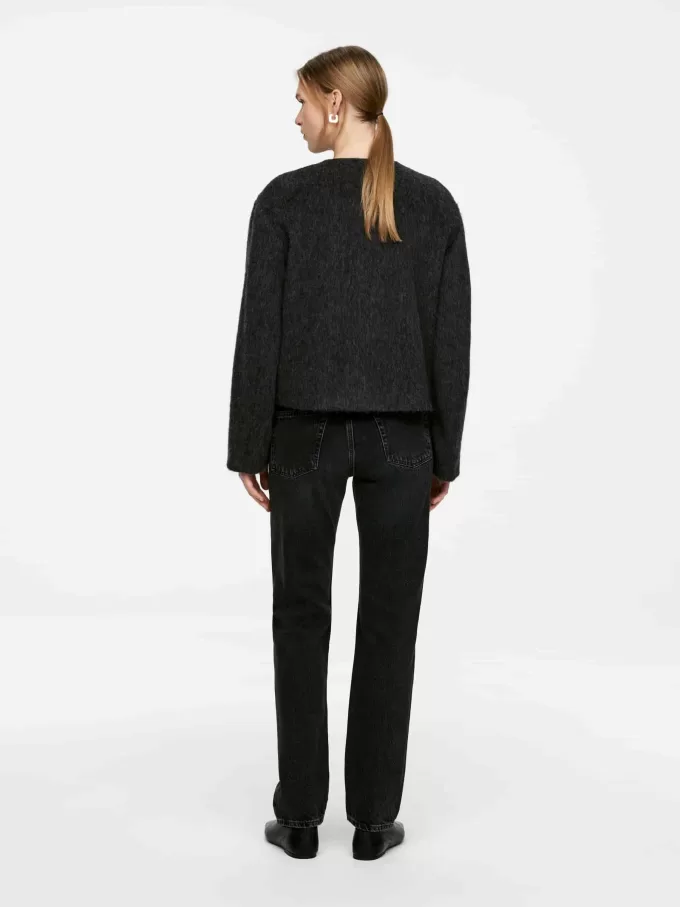 Jacke aus gebürsteter Wollmischung Jacke aus gebürsteter Wollmischung