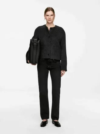 Jacke aus gebürsteter Wollmischung Jacke aus gebürsteter Wollmischung