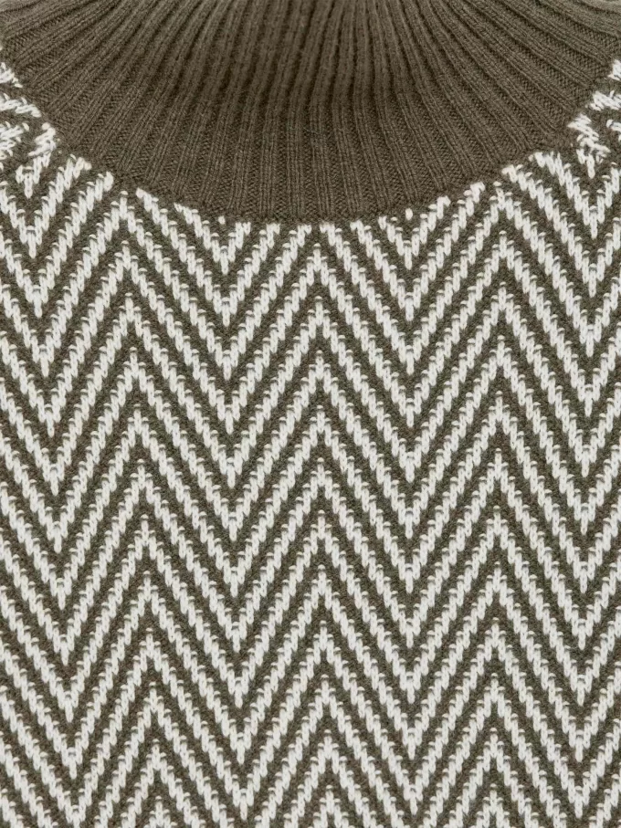 Jacquard-Strickpullover aus Wolle Jacquard-Strickpullover aus Wolle