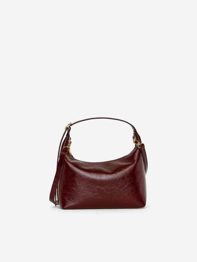 Kastenförmige Ledertasche Kastenförmige Ledertasche