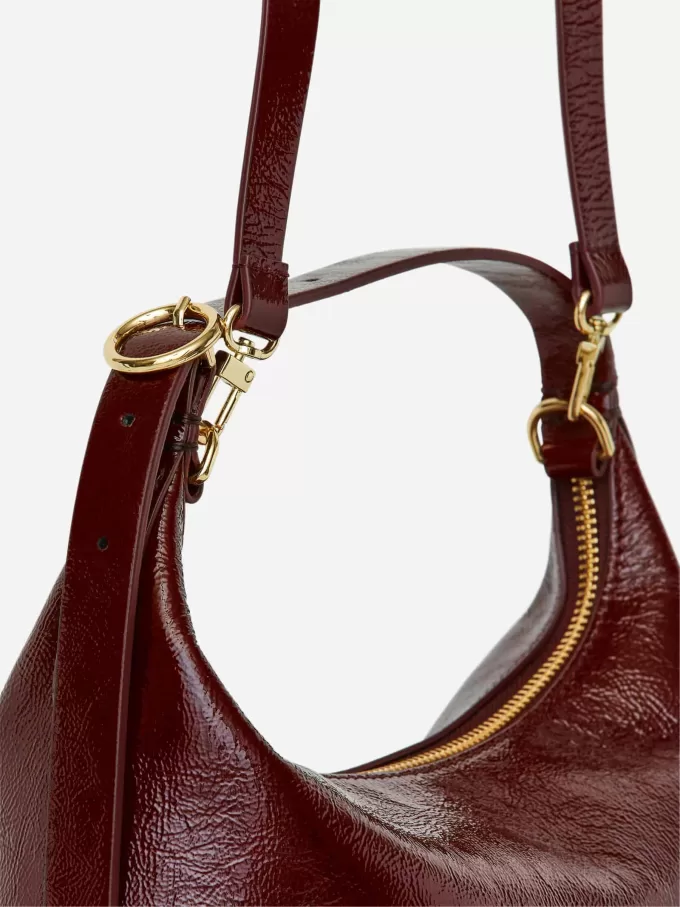 Kastenförmige Ledertasche Kastenförmige Ledertasche