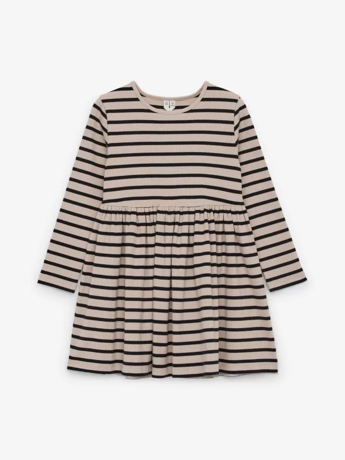 Kleid aus Baumwollripp Kleid aus Baumwollripp