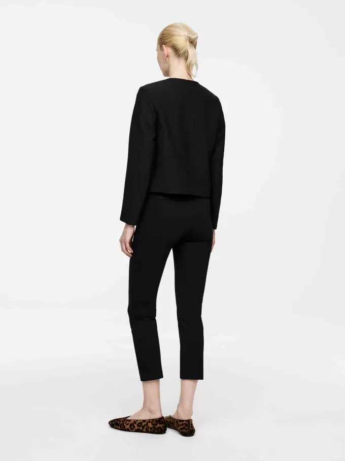 Kragenlose Jacke Kragenlose Jacke