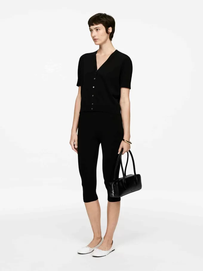 Kurzärmliger Cardigan