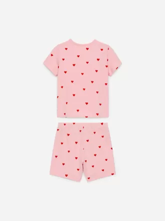Kurzes Jersey-Pyjama-Set