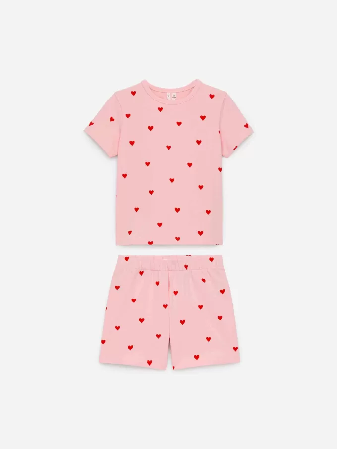 Kurzes Jersey-Pyjama-Set Kurzes Jersey-Pyjama-Set