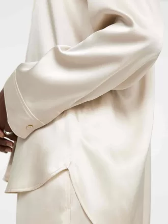 Lässiges Seidenhemd Lässiges Seidenhemd