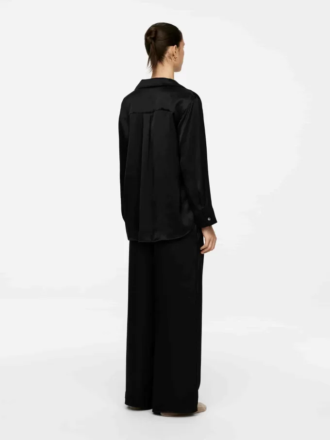 Lässiges Seidenhemd Lässiges Seidenhemd