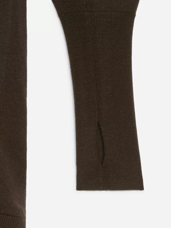 Langärmliges Merino-Top Langärmliges Merino-Top