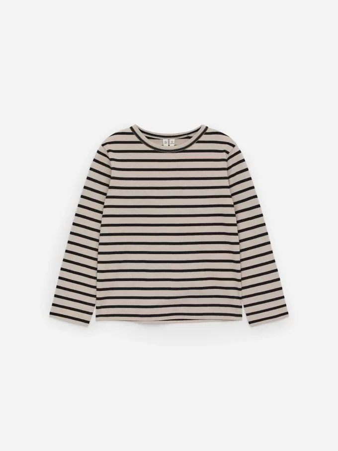 Langärmliges T-Shirt aus Baumwolle Langärmliges T-Shirt aus Baumwolle