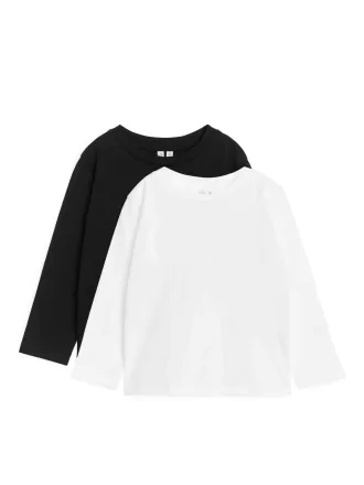 Langarm-T-Shirt im 2er-Set