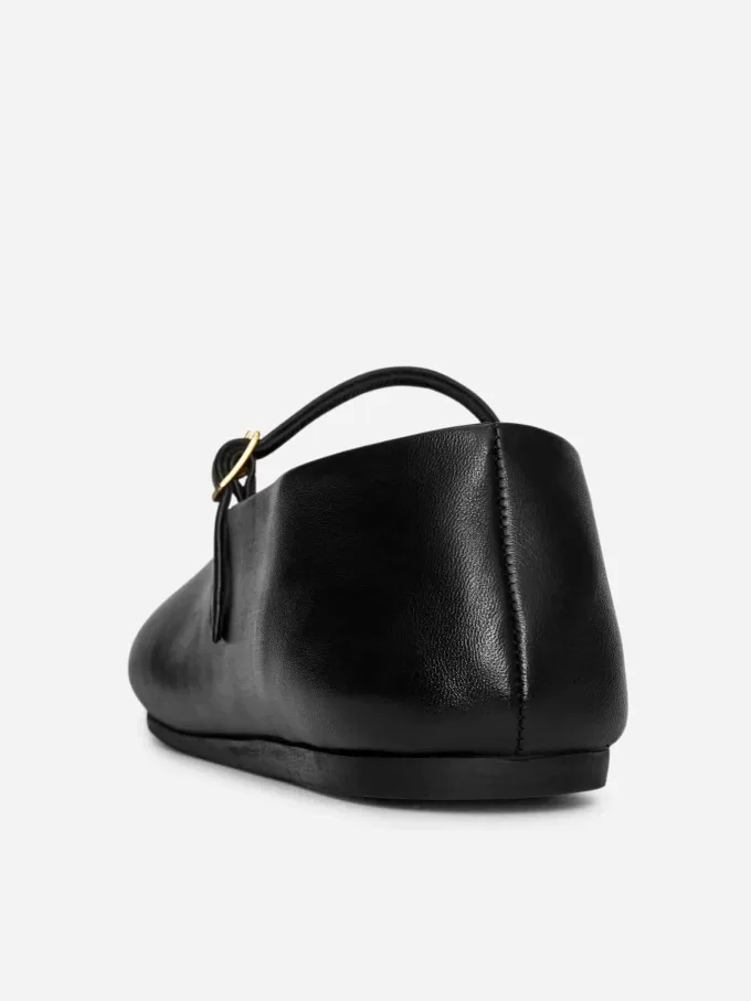 Leder-Mary-Jane-Flats Leder-Mary-Jane-Flats