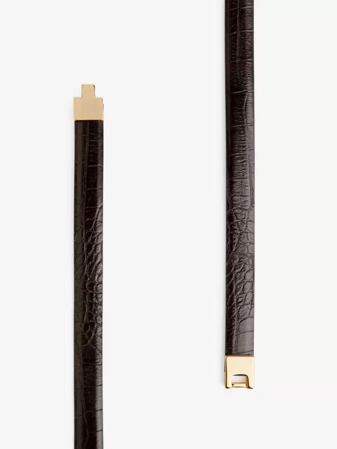 Ledergürtel mit Schnalle Ledergürtel mit Schnalle