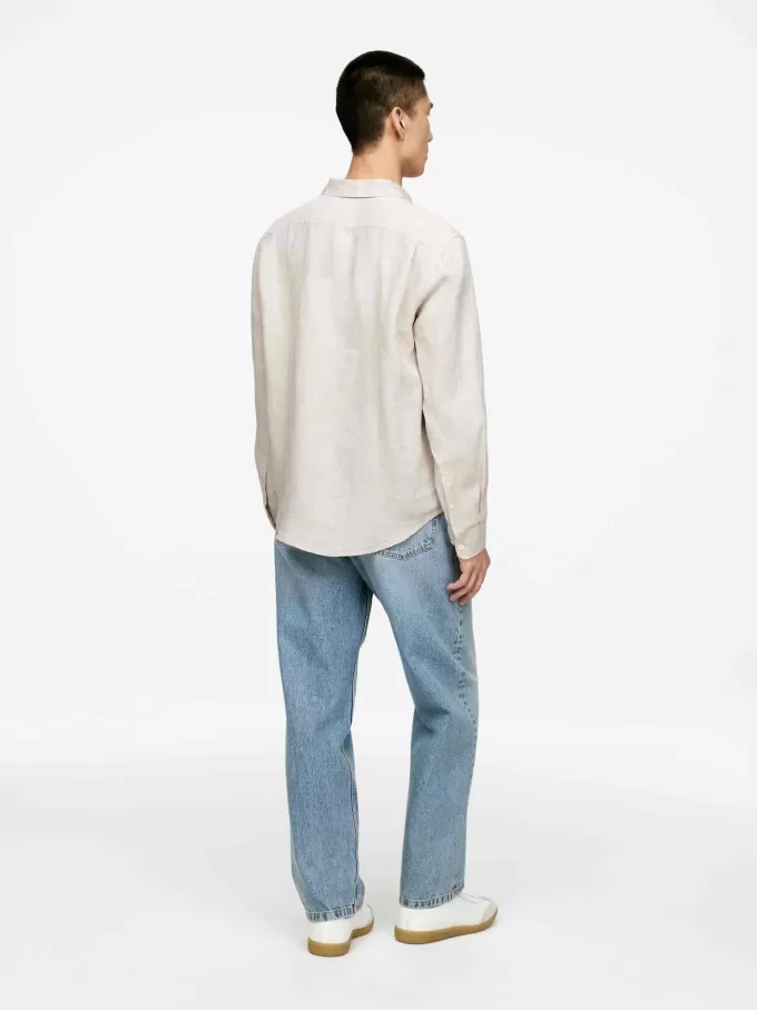 Leinenhemd mit normaler Passform Leinenhemd mit normaler Passform