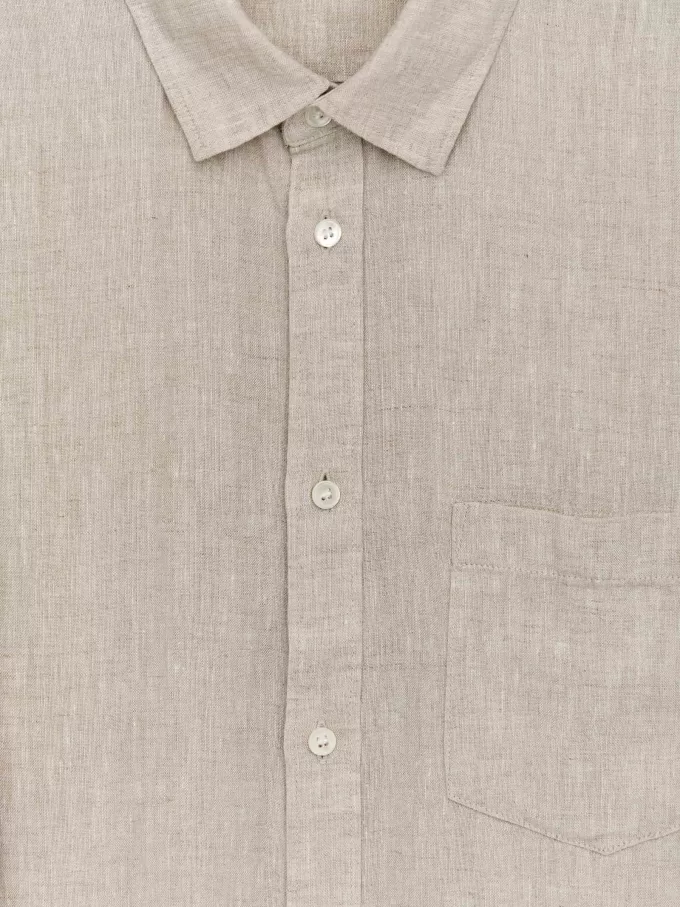 Leinenhemd mit normaler Passform Leinenhemd mit normaler Passform