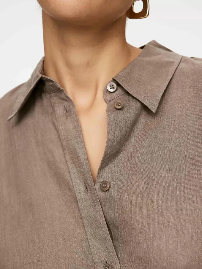 Lockeres Leinenhemd