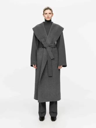 Mantel mit Schalkragen