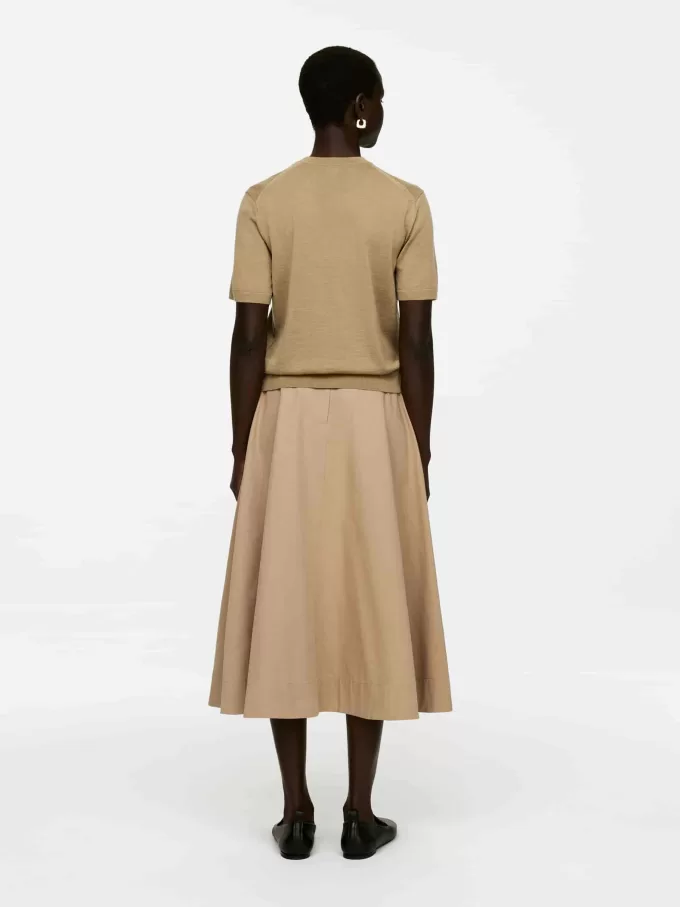 Maxirock aus Popeline Maxirock aus Popeline