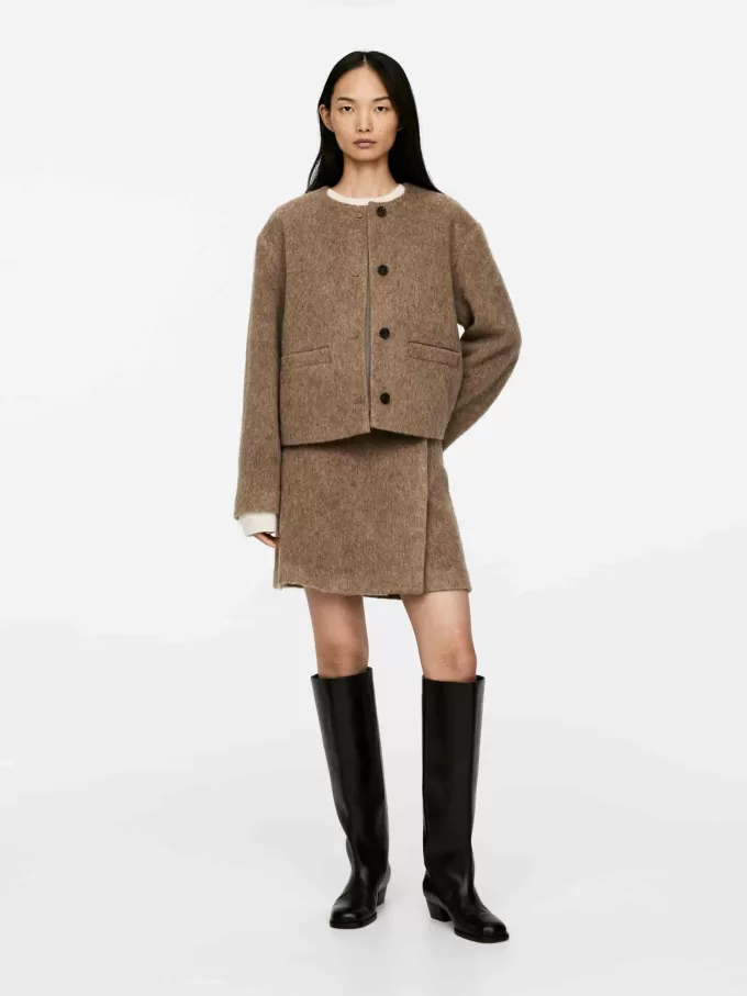 Minirock aus Wollmischung Minirock aus Wollmischung