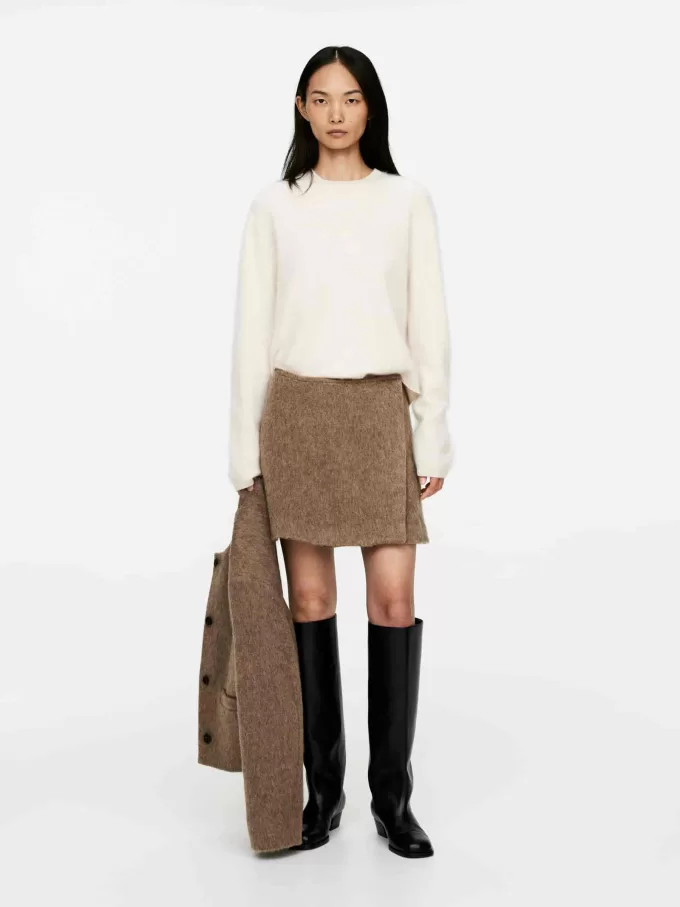 Minirock aus Wollmischung Minirock aus Wollmischung