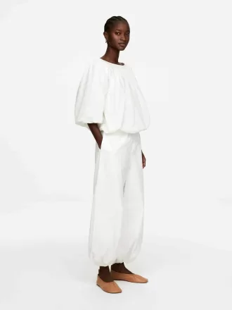 Oberteil mit Ballonsaum