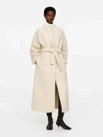 Overknee-Stiefel aus Satin