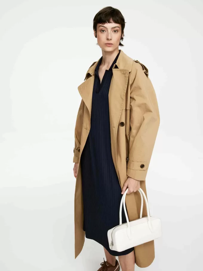 Polokleid aus Rippstrick Polokleid aus Rippstrick