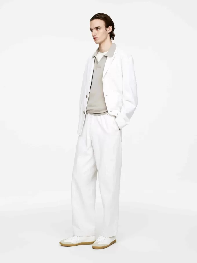 Poloshirt aus Baumwollleinen Poloshirt aus Baumwollleinen