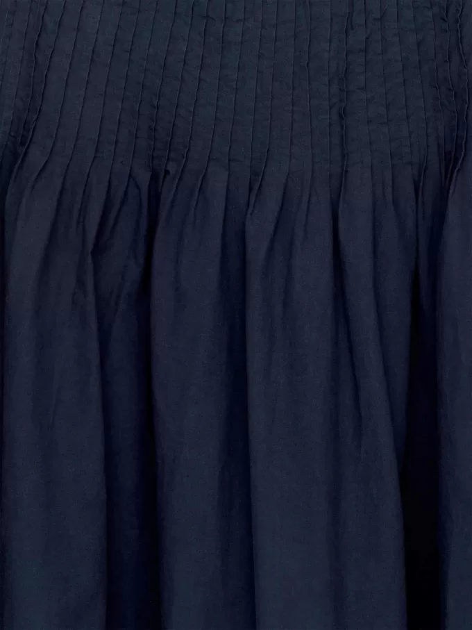 Rock aus Baumwolle mit Biesen Rock aus Baumwolle mit Biesen