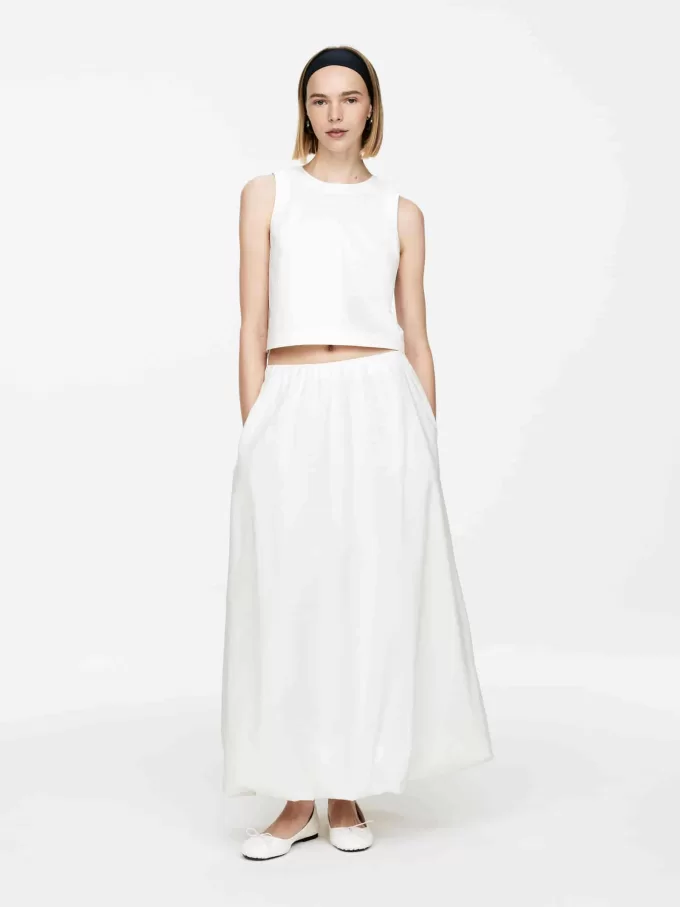 Rock mit Ballonsaum Rock mit Ballonsaum