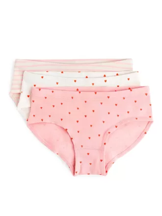 Slips aus Baumwolljersey im 5er-Set