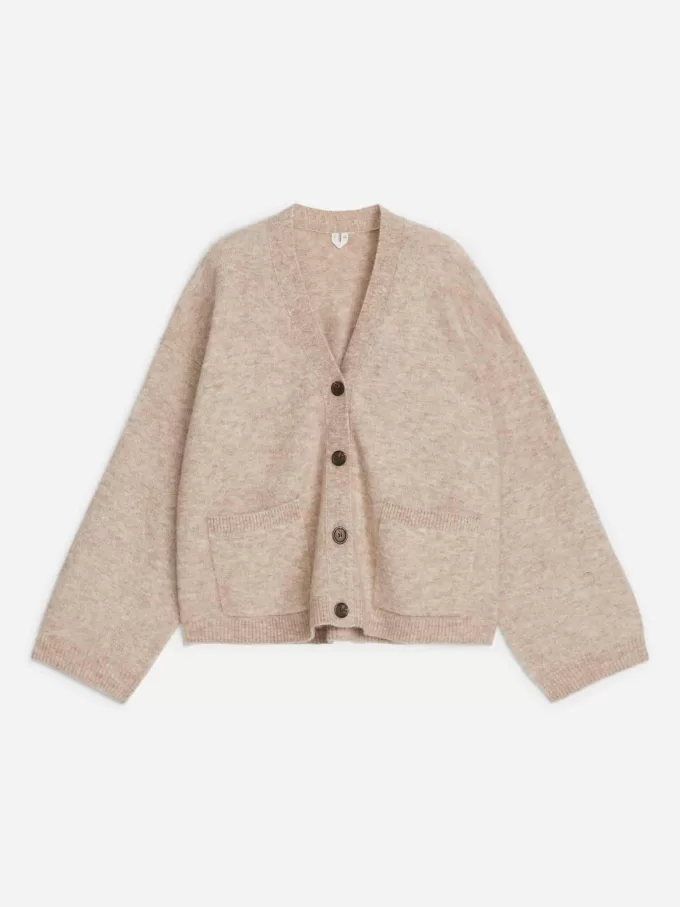 Strickjacke aus Woll-Alpaka-Mischung Strickjacke aus Woll-Alpaka-Mischung