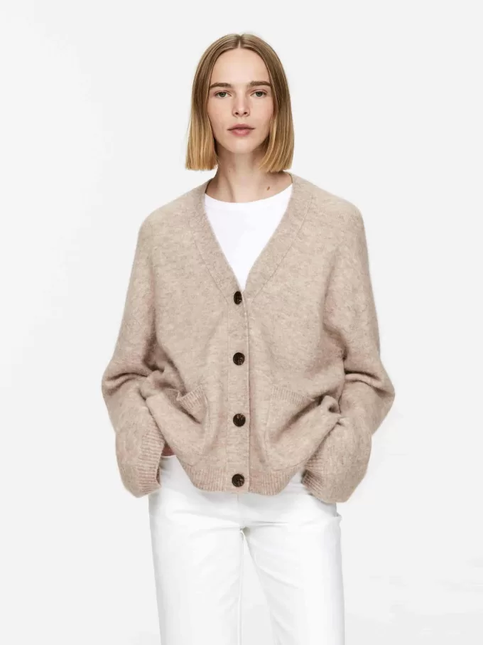 Strickjacke aus Woll-Alpaka-Mischung Strickjacke aus Woll-Alpaka-Mischung