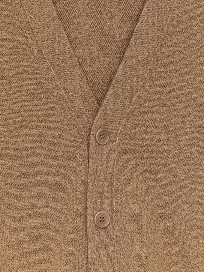 Strickjacke aus Wolle und Baumwolle Strickjacke aus Wolle und Baumwolle