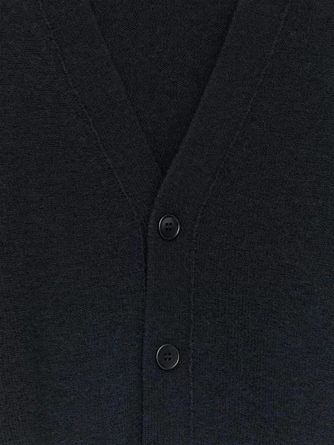 Strickjacke aus Wolle und Baumwolle