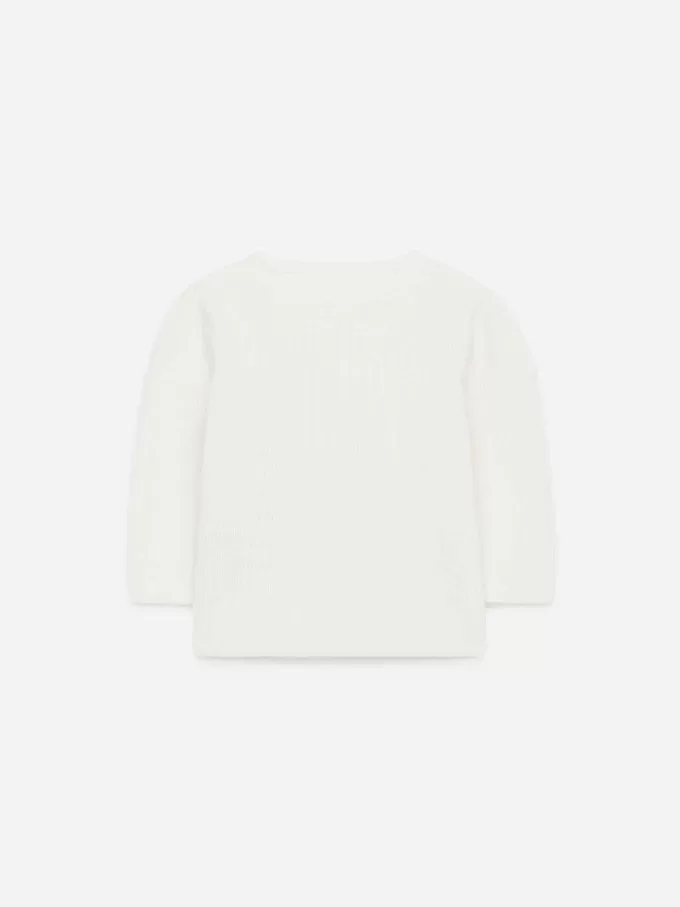 Strickjacke aus weicher Baumwolle für Neugeborene Strickjacke aus weicher Baumwolle für Neugeborene