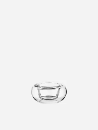 Teelichthalter aus Glas