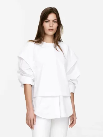 Trägershirt mit seitlicher Bindung