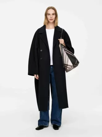 Tragetasche aus gewebtem Leder