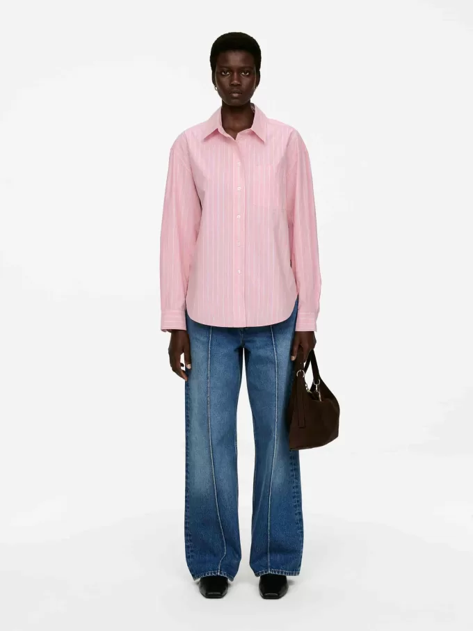 Übergroßes Baumwollhemd Übergroßes Baumwollhemd