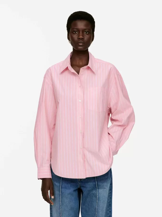 Übergroßes Baumwollhemd Übergroßes Baumwollhemd