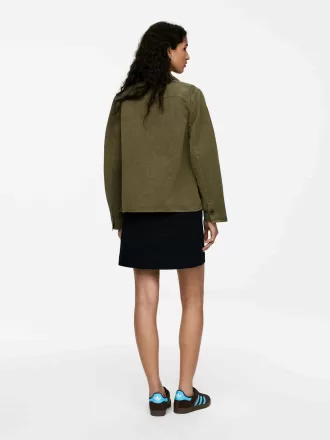 Überhemd aus Leinenmischung