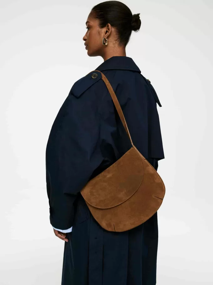 Umhängetasche aus Wildleder Umhängetasche aus Wildleder