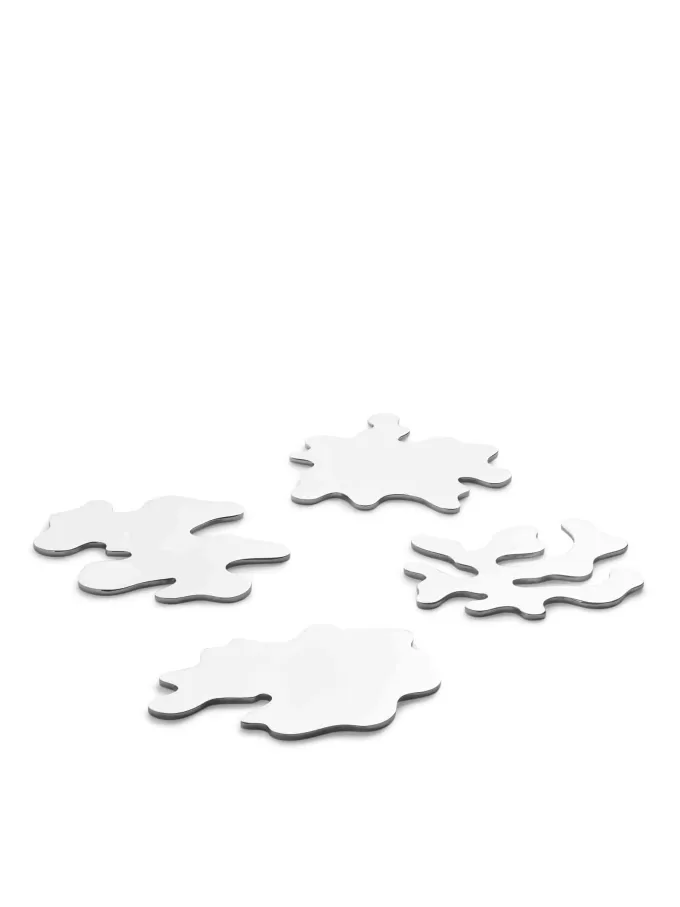 Untersetzer aus Edelstahl, 4er-Set Untersetzer aus Edelstahl, 4er-Set