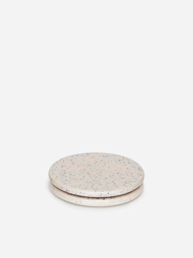 Untersetzer aus Steingut, 2er-Set Untersetzer aus Steingut, 2er-Set