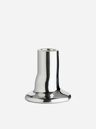 Versilberter Kerzenhalter